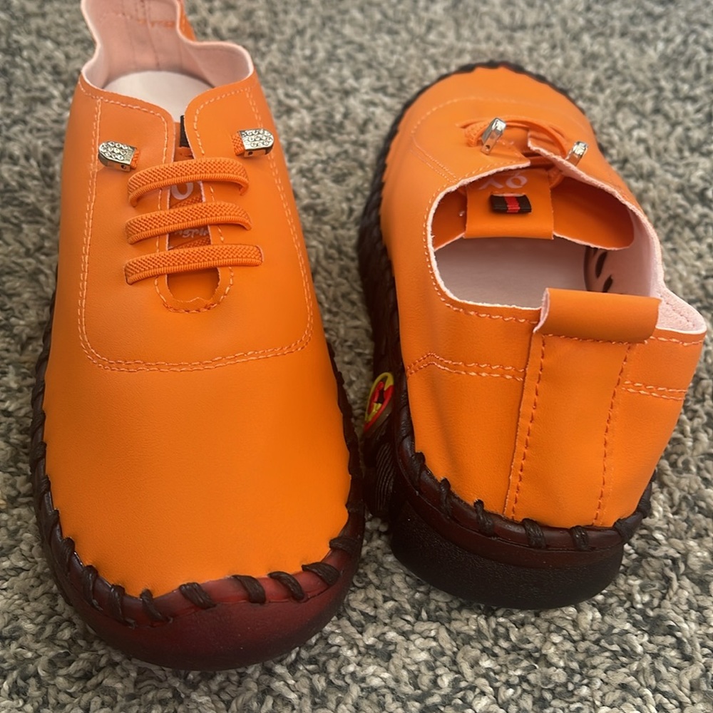 COPY - NEW unisex orange sneakers size 5.5 USA / 36 Euro